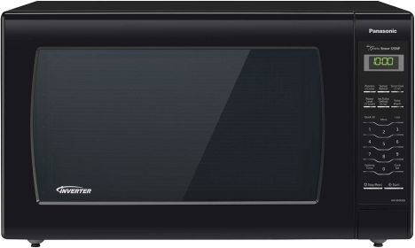 Oven NN-SN936B Black Countertop with Inverter Technology and Genius Sensor, 2.2 Cubic Foot, 1250W