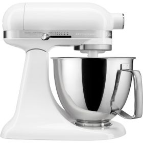 Mini 3.5 Quart Tilt-Head Stand Mixer, 10-Speed Food Mixer, 250W, Adapt to Multiple Accessories, Household Blenders (Color: White)