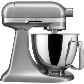Mini 3.5 Quart Tilt-Head Stand Mixer, 10-Speed Food Mixer, 250W, Adapt to Multiple Accessories, Household Blenders (Color: Contour Silver)